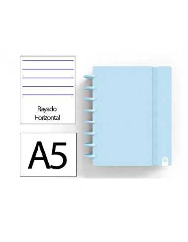Cuaderno ingeniox foam a5 80h rayado horizontal...