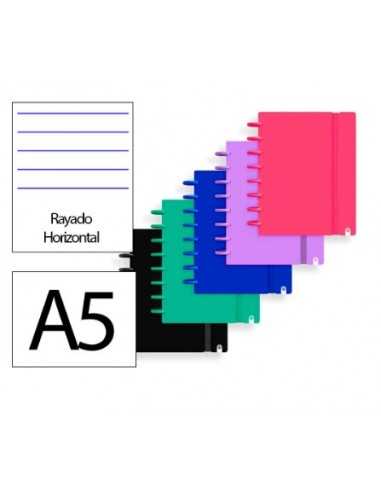 Cuaderno ingeniox foam a5 80h rayado horizontal...