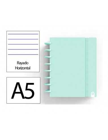 Cuaderno ingeniox foam a5 80h rayado horizontal...