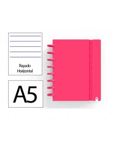 Cuaderno ingeniox foam a5 80h rayado horizontal...