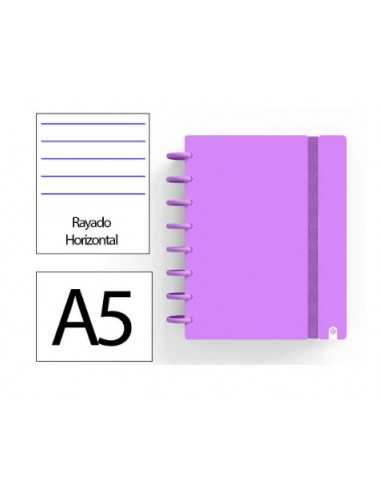 Cuaderno ingeniox foam a5 80h rayado horizontal...