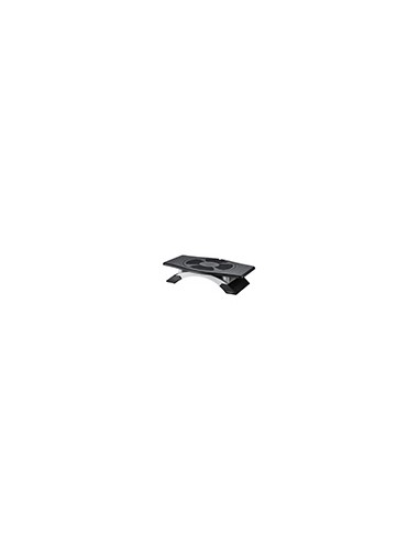 Soporte q-connect para monitor con plataforma giratoria ajustable dos alturas 411x287x99 mm
