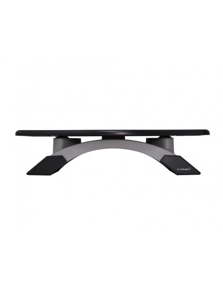 Soporte q-connect para monitor con plataforma giratoria ajustable dos alturas 411x287x99 mm
