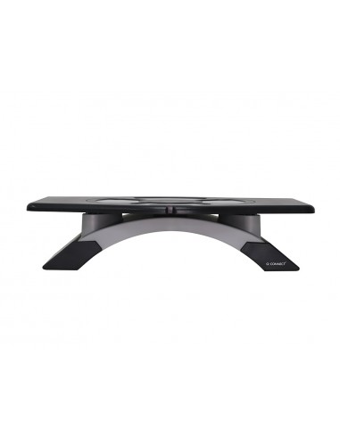 Soporte q-connect para monitor con plataforma giratoria ajustable dos alturas 411x287x99 mm