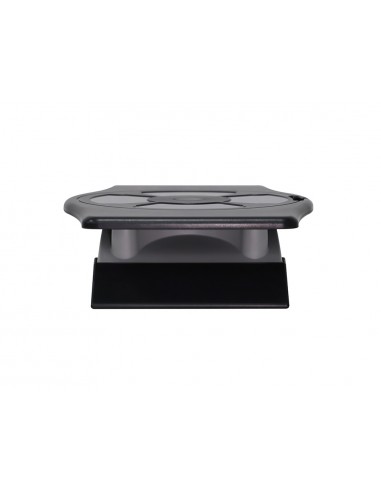 Soporte q-connect para monitor con plataforma giratoria ajustable dos alturas 411x287x99 mm