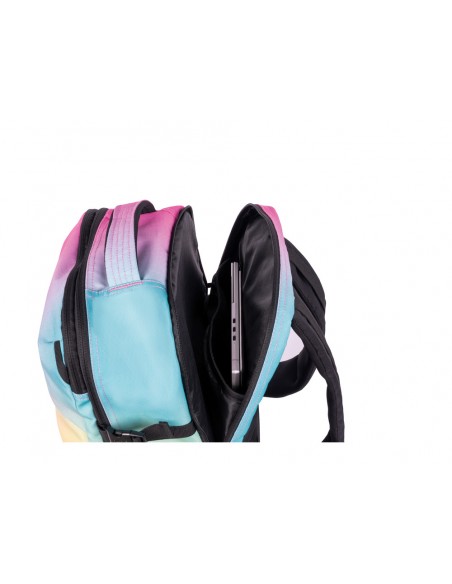 Mochila milan coleccion sunset 5 cremalleras 25 l negro 454x280x200 mm Mochila milan coleccion sunset 5 cremalleras 25 l negro 454x280x200 mm
