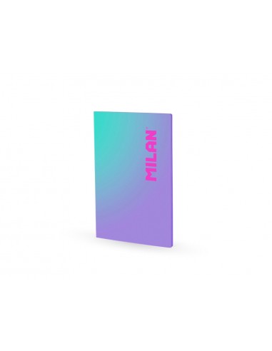Libreta encolada milan coleccion sunset din a4 48 hojas 95 gr cuadricula 5mm lila