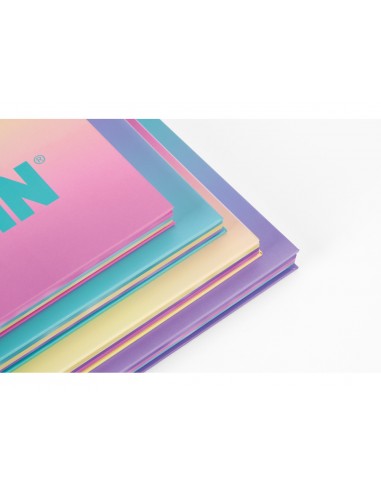 Cuaderno espiral milan coleccion sunset din a4 tapa dura 90 hojas 95 gr cuadricula 5 mm amarillo