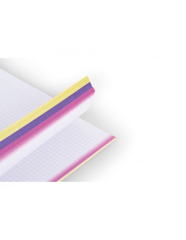 Cuaderno espiral milan coleccion sunset din a4 tapa dura 90 hojas 95 gr cuadricula 5 mm amarillo