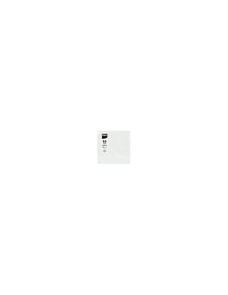 Servilleta pronappe celulosa micro grofada 20x20 cm 2 capas color blanco paquete de 50 unidades