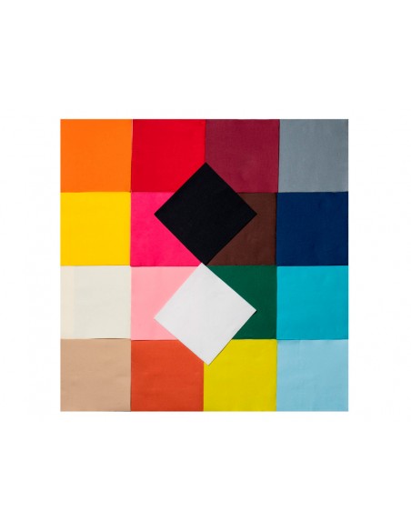 Servilleta pronappe celulosa micro grofada 20x20 cm 2 capas color blanco paquete de 50 unidades
