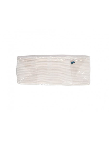 Servilleta pronappe celulosa micro grofada 38x38 cm 2 capas color blanco paquete de 40 unidades