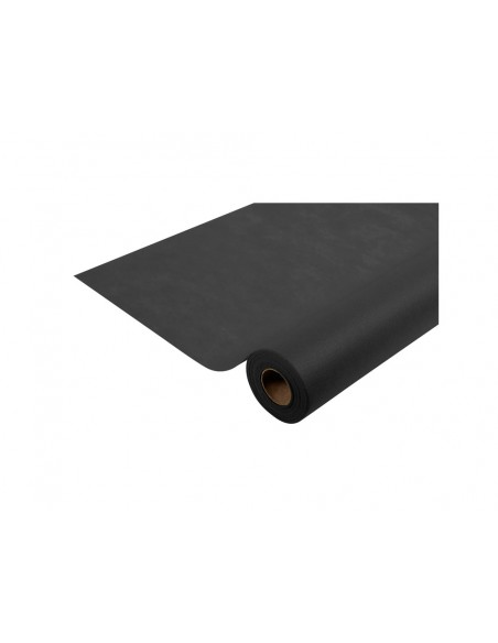 Mantel pronappe spunbond polipropileno repelente al agua reciclable 100% color negro rollo ancho 1,20 mt