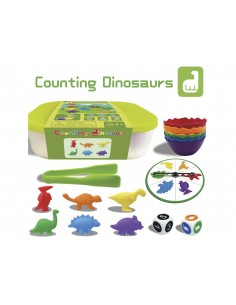 Juego de clasificacion conteo de dinosaurios +3 años