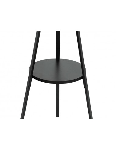 Perchero metalico maul avalon pie 9 colgadores color negro 1800x310 mm