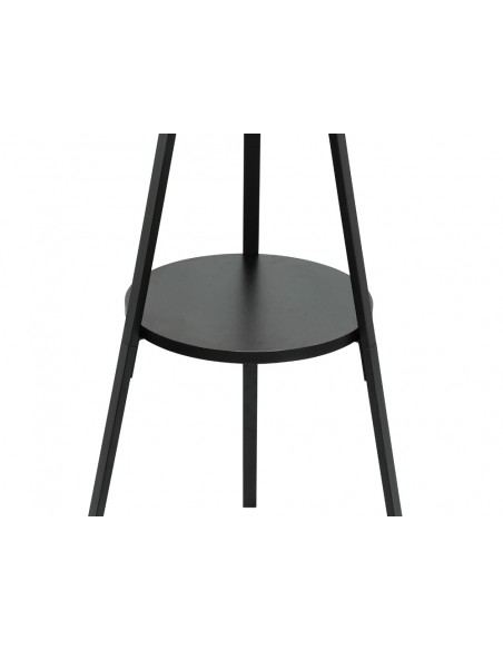 Perchero metalico maul avalon pie 9 colgadores color negro 1800x310 mm