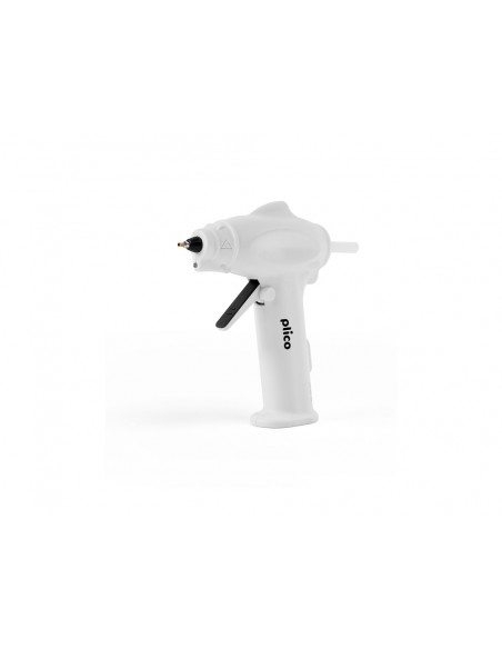 Pistola de silicona mini plico baja temperatura con bateria y led 25w