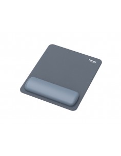 Alfombrilla para raton fellowes con reposamuñecas breyta azul 250x210x25 mm