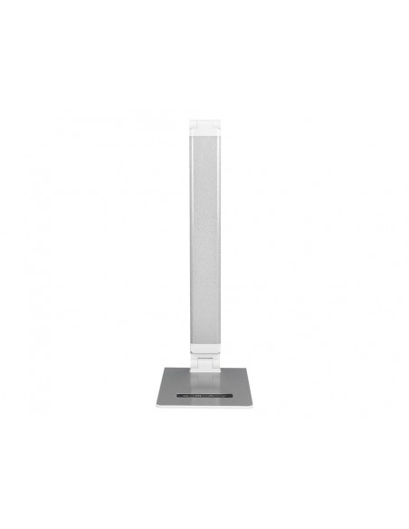 Lampara de escritorio q-connect sirio led 13w 800 lmtactil 3 niveles de color brillo regulable color plata