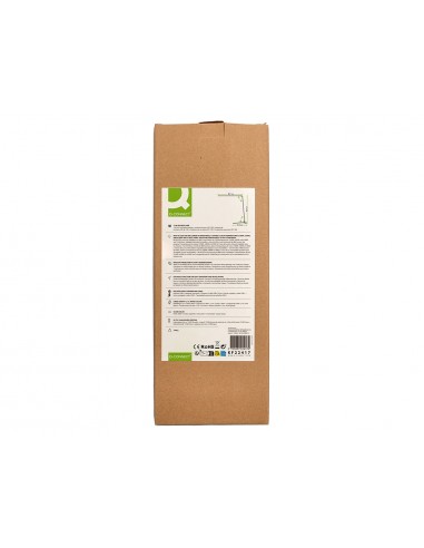 Lampara de escritorio q-connect sirio led 13w 800 lmtactil 3 niveles de color brillo regulable color plata