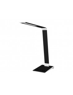 Lampara de escritorio q-connect sirio led 13w 800 lmtactil 3 niveles de color brillo regulable color negro