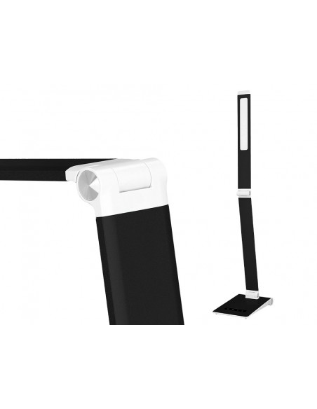 Lampara de escritorio q-connect sirio led 13w 800 lmtactil 3 niveles de color brillo regulable color negro Lampara de escritorio q-connect sirio led 13w 800 lmtactil 3 niveles de color brillo regulable color negro