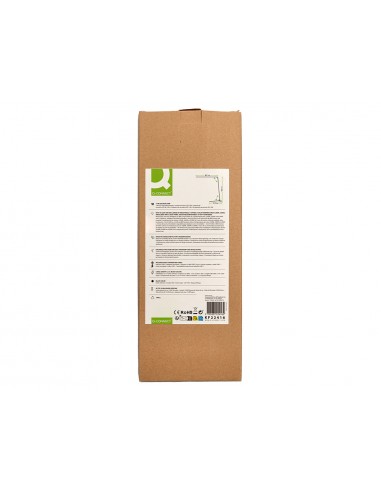 Lampara de escritorio q-connect sirio led 13w 800 lmtactil 3 niveles de color brillo regulable color negro