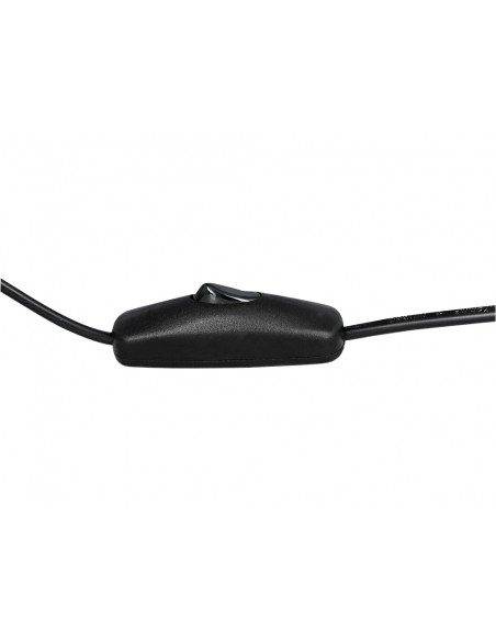 Lampara de escritorio q-connect deneb metalica con detalles de madera interruptor2 articulaciones color negro