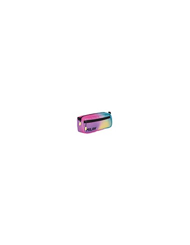 Estuche portatodo milan cuadrado 2 cremalleras sunset 210x85x61 mm