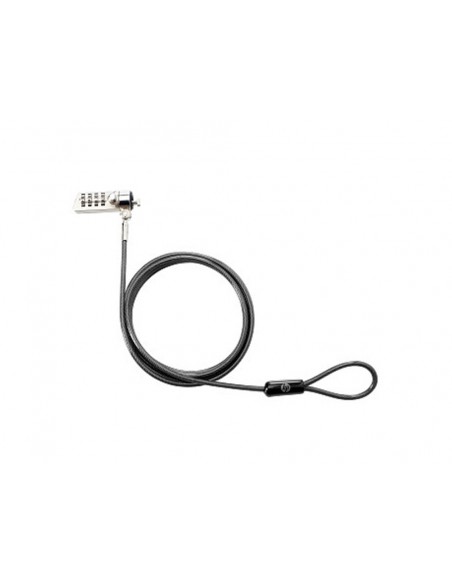 Candado de seguridad hp para portatiles con llave y cerradura con combinacion longitud 1,22 m