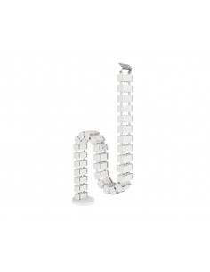 Organizador de cables fellowes extensible para escritorio longitud 1,3 m color blanco