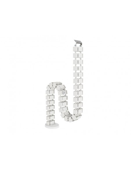 Organizador de cables fellowes extensible para escritorio longitud 1,3 m color blanco