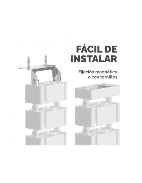 Organizador de cables fellowes extensible para escritorio longitud 1,3 m color blanco Organizador de cables fellowes extensible para escritorio longitud 1,3 m color blanco