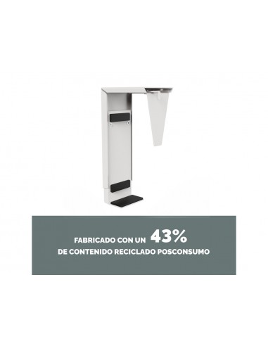 Soporte para cpu fellowes para uso debajo mesa color blanco