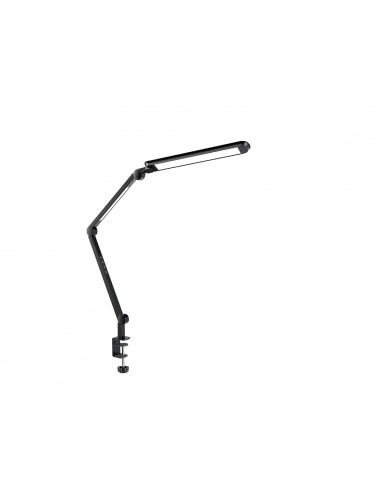 Lampara de escritorio cep alliance led con pinza y modulos giratorios color negro 180x115x950 mm