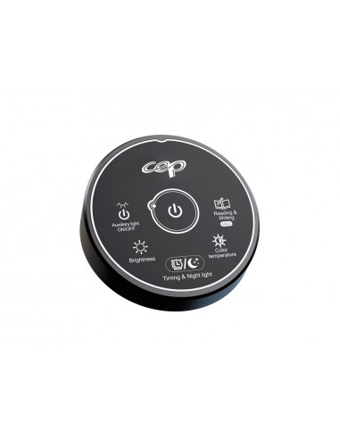 Lampara de escritorio cep alliance led con pinza y modulos giratorios color negro 180x115x950 mm