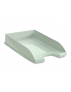Bandeja sobremesa cep first plastico color verde salvia 350x255x65 mm