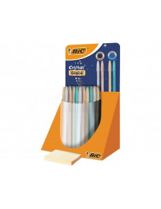 Boligrafo bic cristal glace colores surtidos punta 1 mm