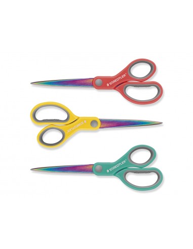 Tijeras staedtler norix 965 acero inoxidable mango ergonomico longitud 21 cm