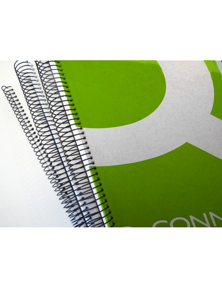 Espiral metalico q-connect 64 5:1 44mm 1,2mm caja de 25 unidades