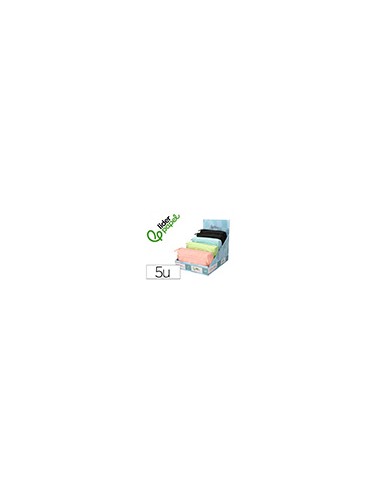 Estuche portatodo liderpapel minibag 2 cremalleras con bolsillo interior 210x100x70 mm