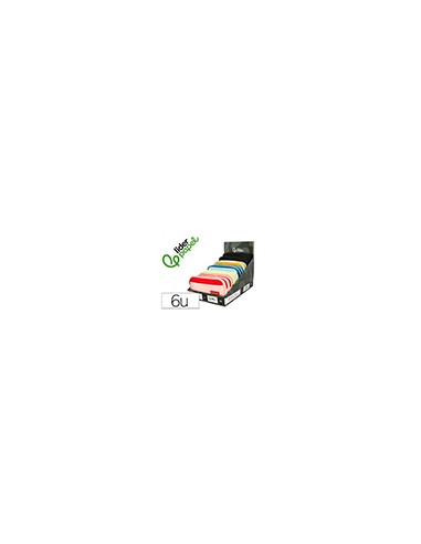 Estuche portatodo liderpapel duo 2 cremalleras con bolsillo frontal 220x90x50 mm