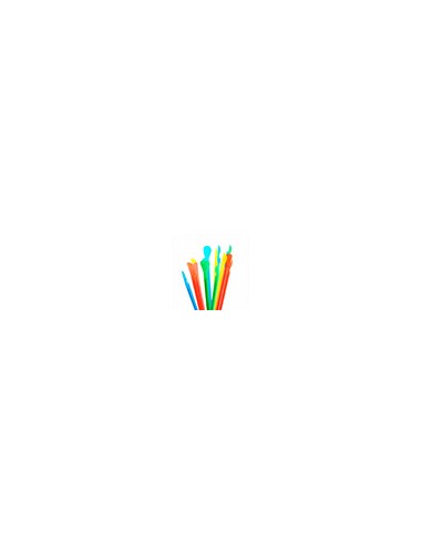 Sorbete para granizada cuchara color paquete de 100 unidades