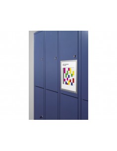 Marco porta anuncios durable duraframe magnetico din a4 color azul