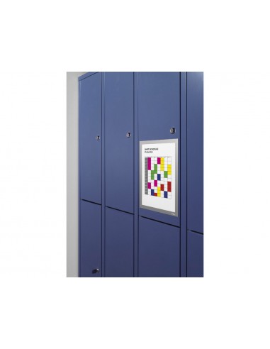 Marco porta anuncios durable duraframe magnetico din a4 color azul