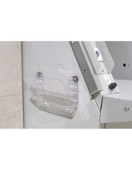 Expositor de mural durable flexiplus a4 horizontal doble magnetico transparente
