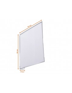 Señal de pasillo adhesiva durable 149x149 mm vertical pack de 10 unidades