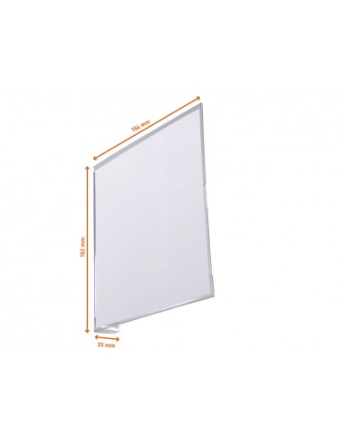 Señal de pasillo adhesiva durable 149x149 mm vertical pack de 10 unidades