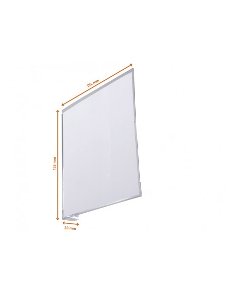Señal de pasillo adhesiva durable 149x149 mm vertical pack de 10 unidades
