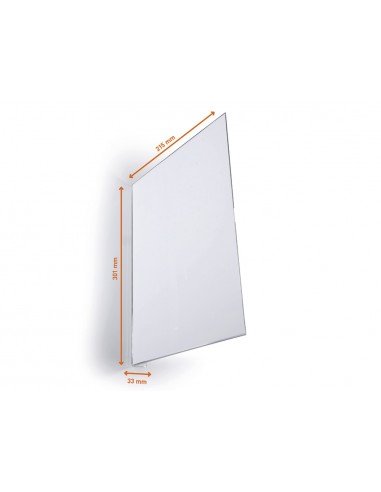 Señal de pasillo adhesiva durable din a4 vertical pack de 10 unidades